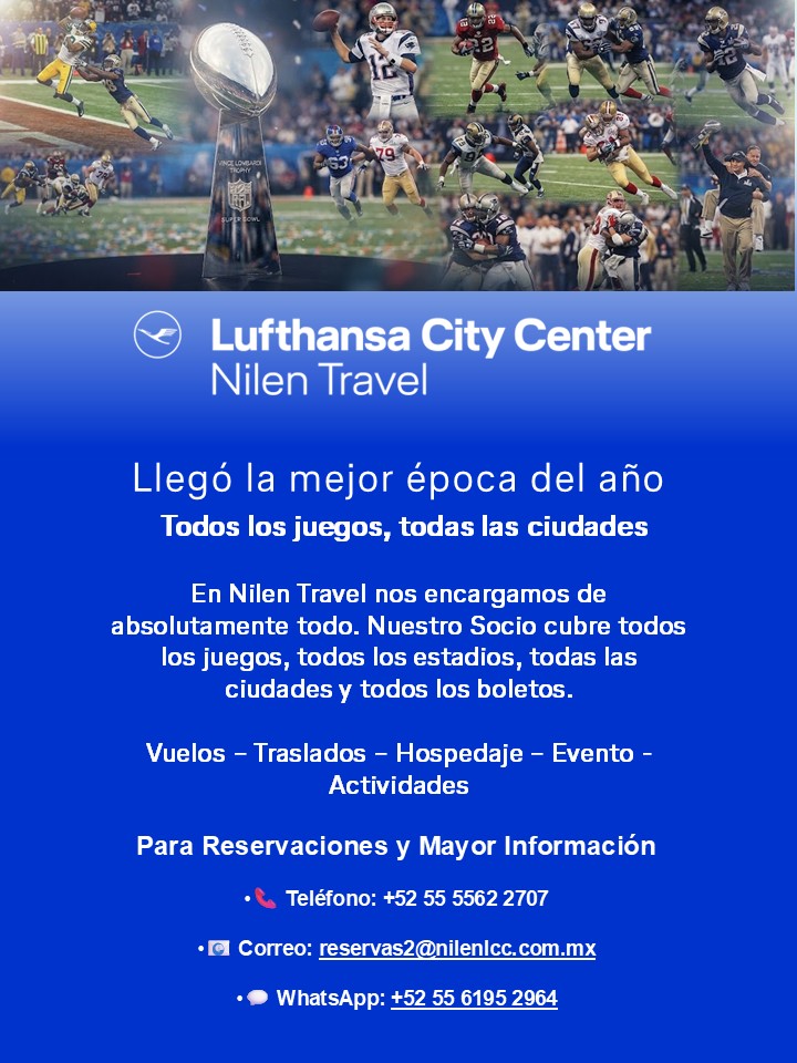 Banner promoción de programas para futbol americano
